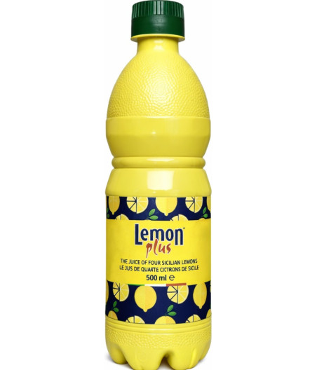 JUS DE CITRON JAUNE LEMON PLUS 50CL