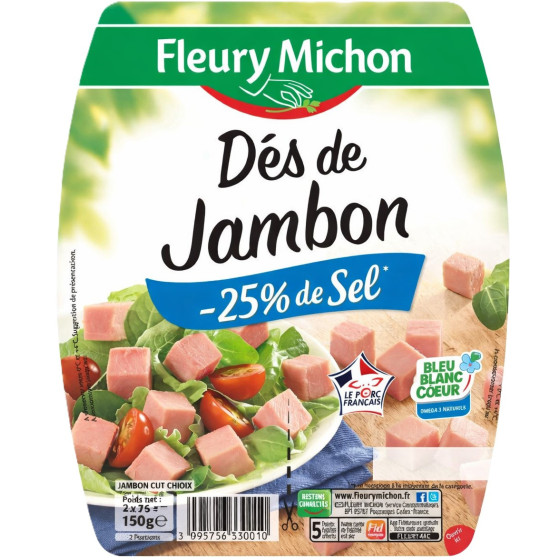 DES DE JAMBON DE SEL FLEURY MICHON 150G