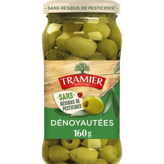 OLIVE VERTE DENOYAUTEES TRAMIER 160G