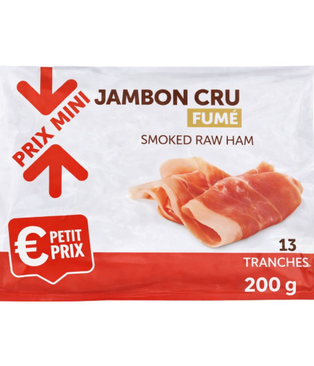 JAMBON CRU FUME 200G
