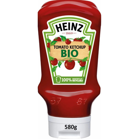 KETCHUP TOMATO BIO HEINZ 580G