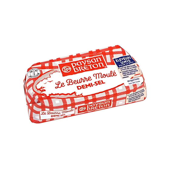 BEURRE MOULE DEMI SEL PAYSAN BRETON 125G