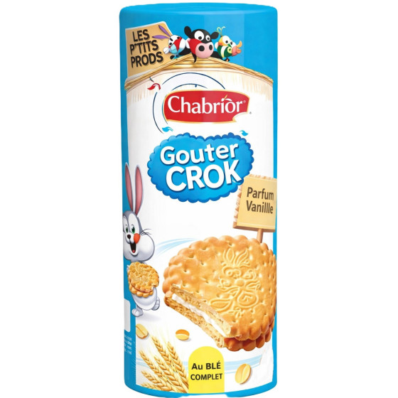 BISCUITS GOÛTER CROK VANILLE CHABRIOR 300G