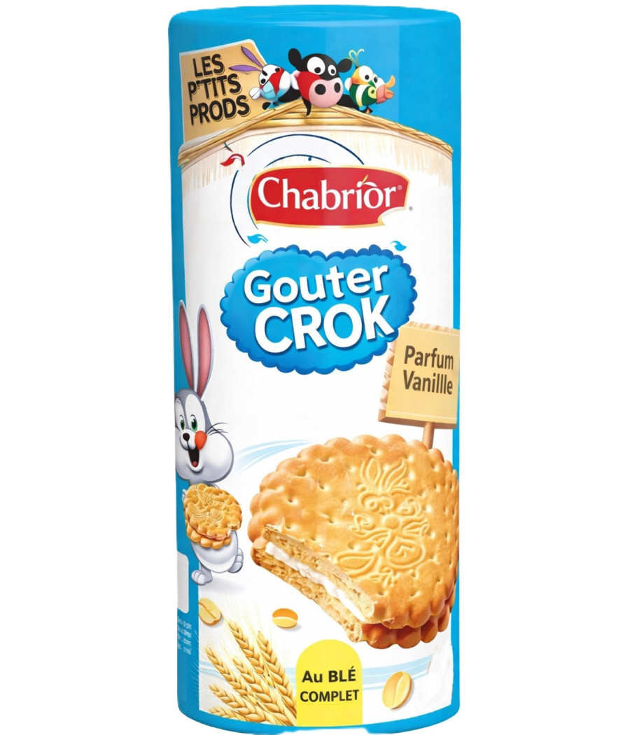 BISCUITS GOÛTER CROK VANILLE CHABRIOR 300G