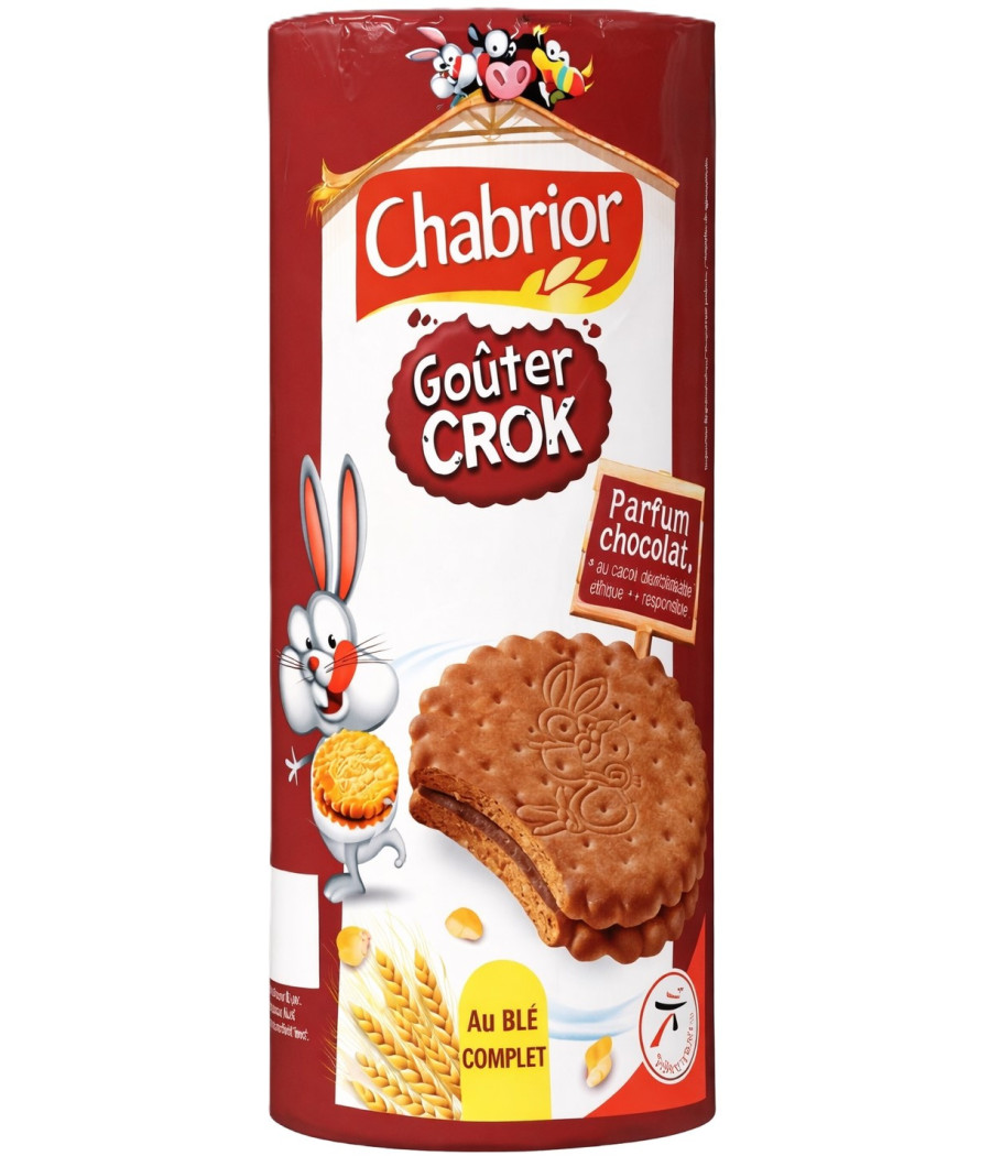 BISCUITS GOÛTER CROK CHOCOLAT CHABRIOR 300G