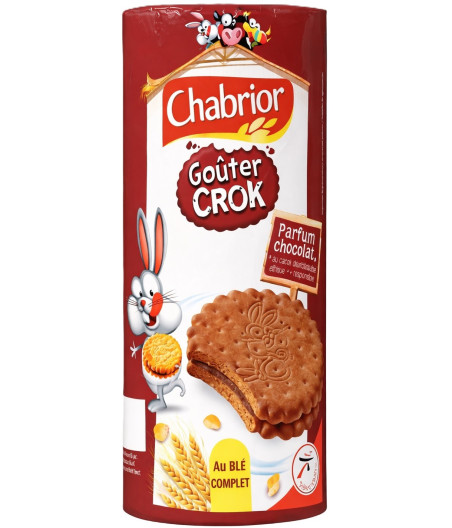 BISCUITS GOÛTER CROK CHOCOLAT CHABRIOR 300G