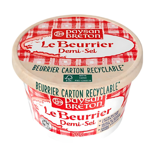 LE BEURRIER DEMI-SEL PAYSAN BRETON 200G