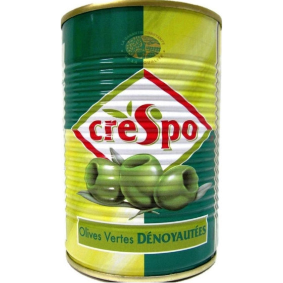 OLIVES VERTES DENOYAUTEES CRESPO 180G