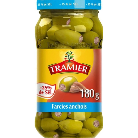 OLIVES FARCIES AUX ANCHOIS TRAMIER 180G