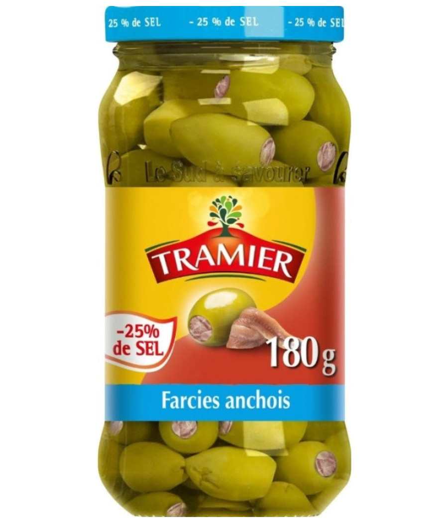 OLIVES FARCIES AUX ANCHOIS TRAMIER 180G