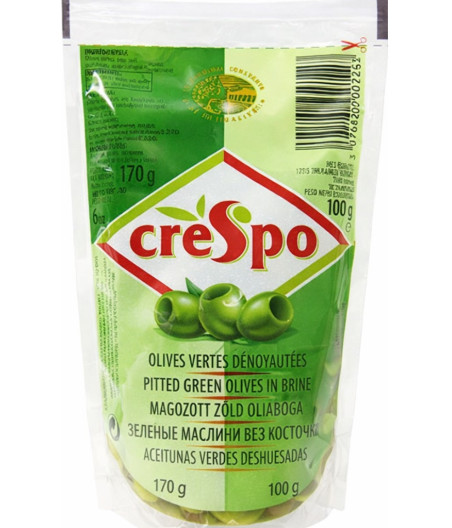 OLIVES VERTES DENOYAUTEES CRESPO 100G