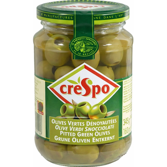 OLIVES VERTES DENOYAUTEES CRESPO 160G
