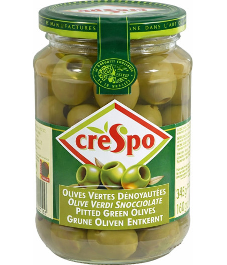 OLIVES VERTES DENOYAUTEES CRESPO 160G