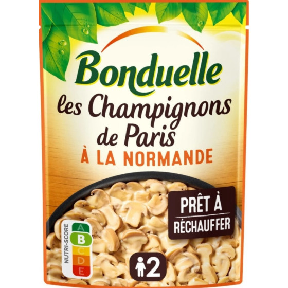 CHAMPIGNONS DE PARIS A LA NORMANDIE BONDUELLE 400G