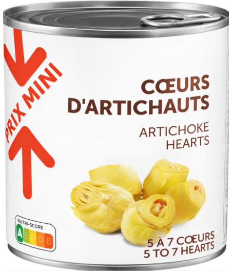 COEURS D'ARTICHAUTS PRIX MINI 240G