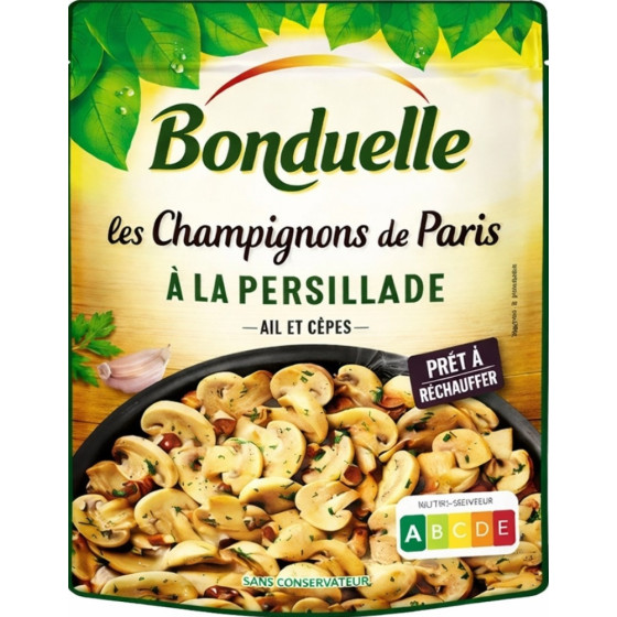 CHAMPIGNONS DE PARIS A LA PERSILLADE BONDUELLE 350G