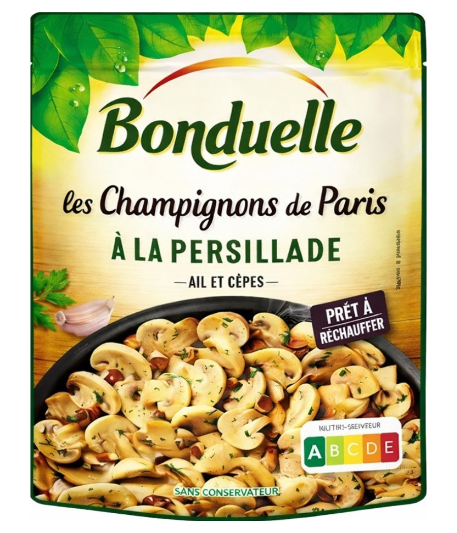 CHAMPIGNONS DE PARIS A LA PERSILLADE BONDUELLE 350G