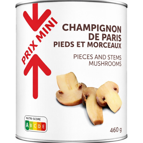 CHAMPIGNONS DE PARIS PRIX MINI 460G