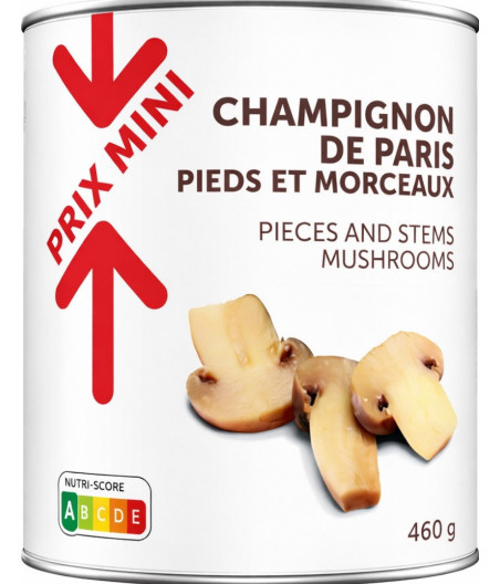 CHAMPIGNONS DE PARIS PRIX MINI 460G