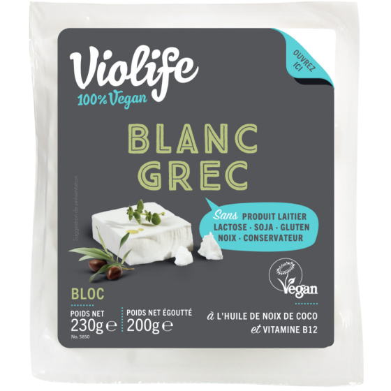 BLOC BLANC GREC VIOLIFE 230G