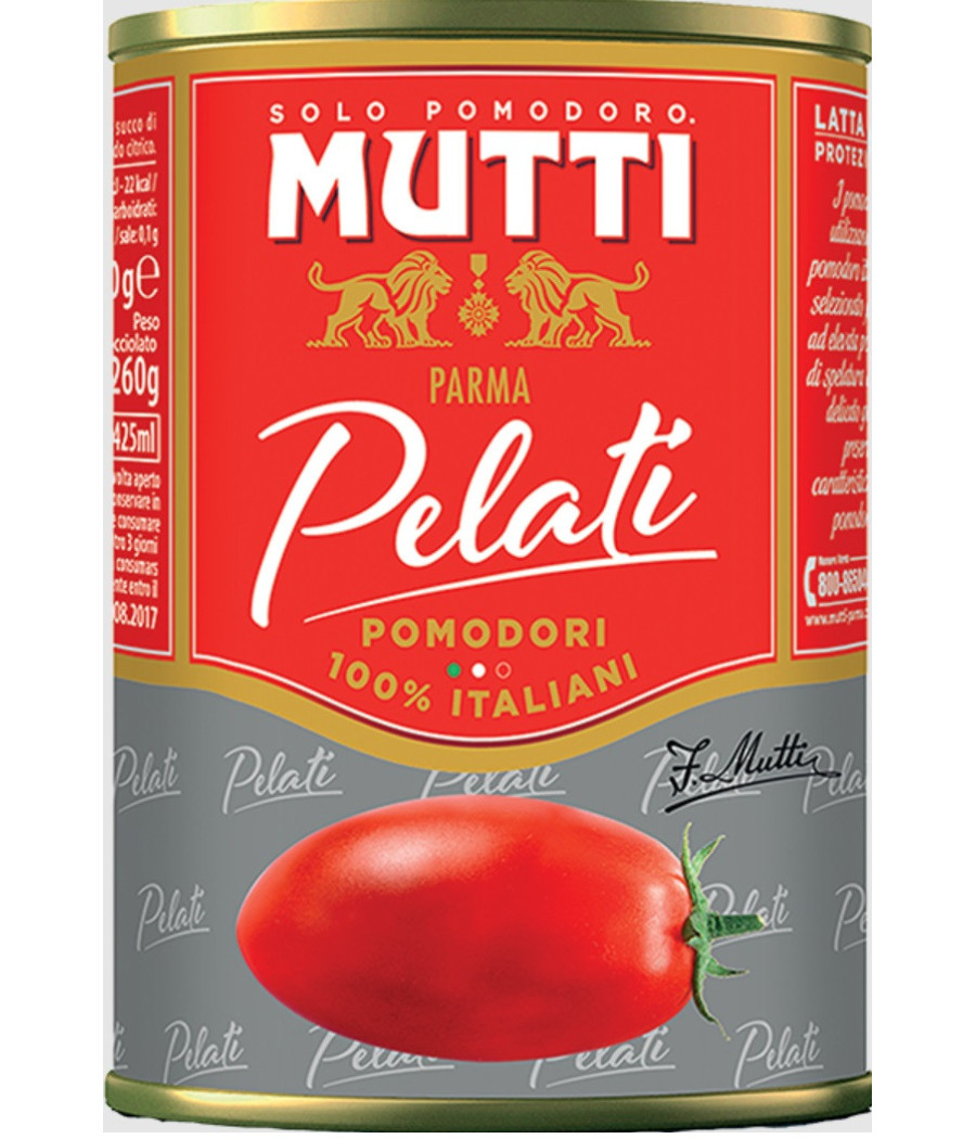 TOMATES PELEES MUTTI 800G