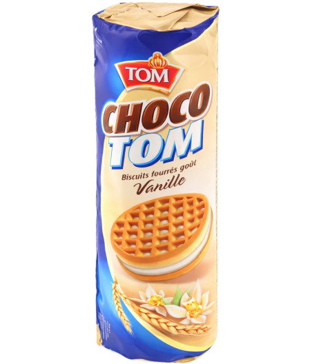 BISCUITS CHOCOTOM VANILLE TOM 190G