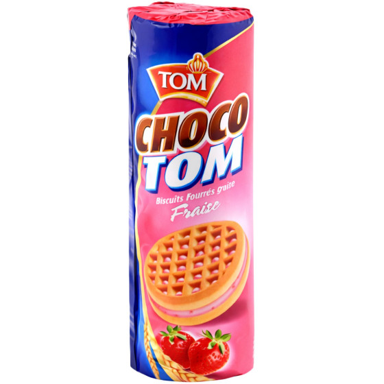 BISCUITS CHOCOTOM FRAISE TOM 190G