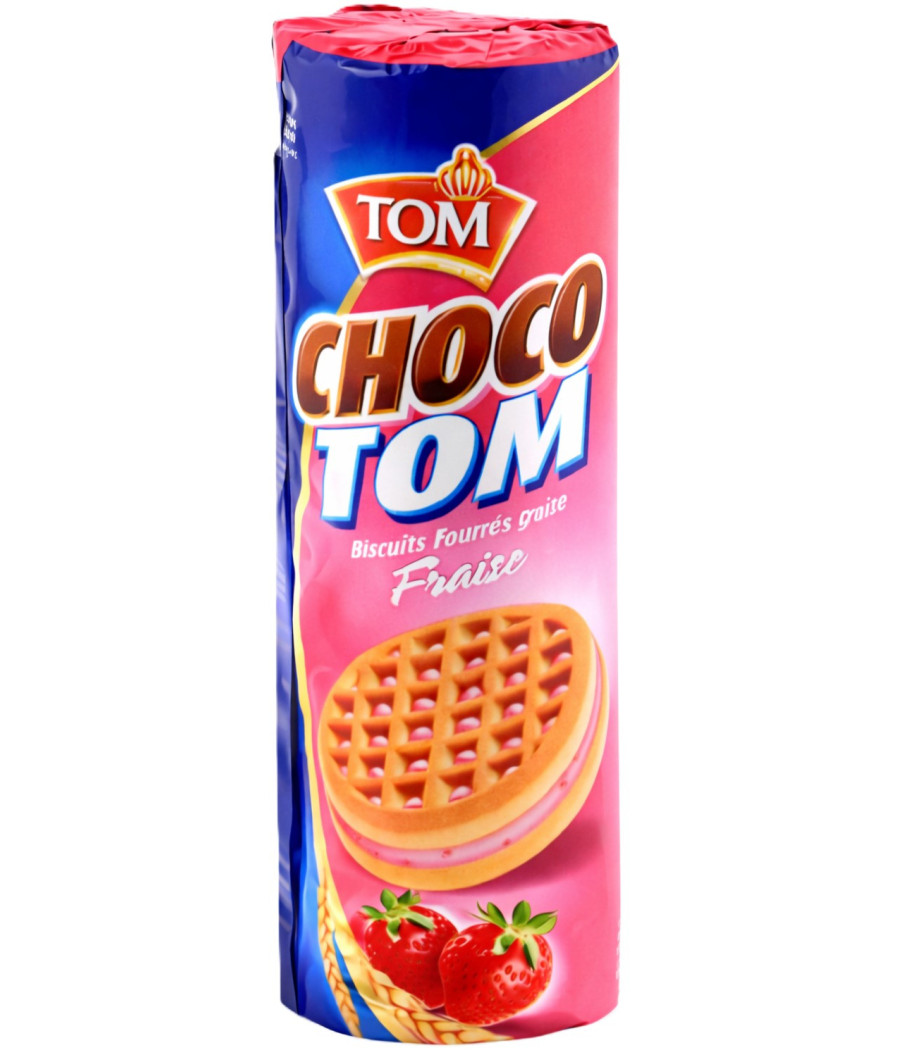 BISCUITS CHOCOTOM FRAISE TOM 190G