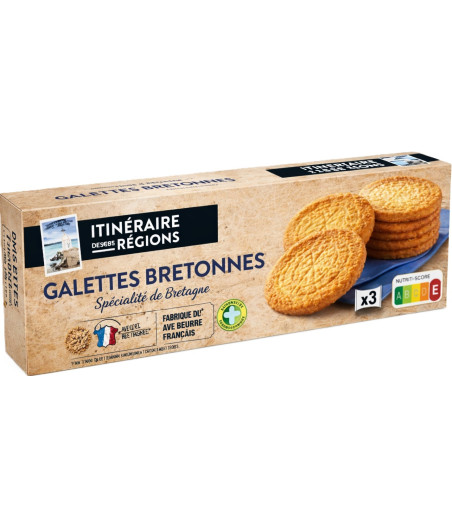 GALETTES BRETONNES ITINERAIRE DES SAVEURS 100G