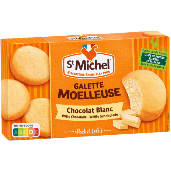 GALETTE FOURREE CHOCOLAT BLANC ST MICHEL 180G