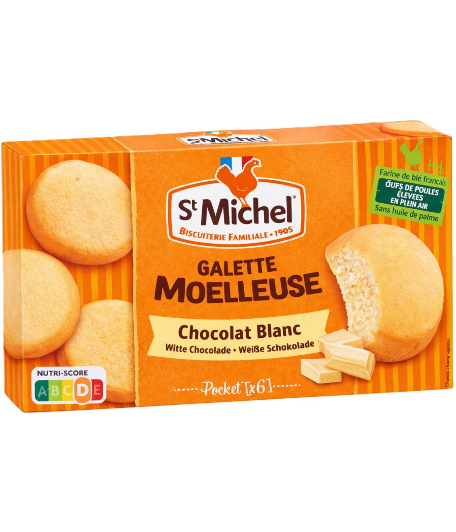 GALETTE FOURREE CHOCOLAT BLANC ST MICHEL 180G