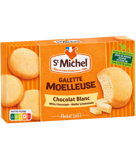 GALETTE FOURREE CHOCOLAT BLANC ST MICHEL 180G