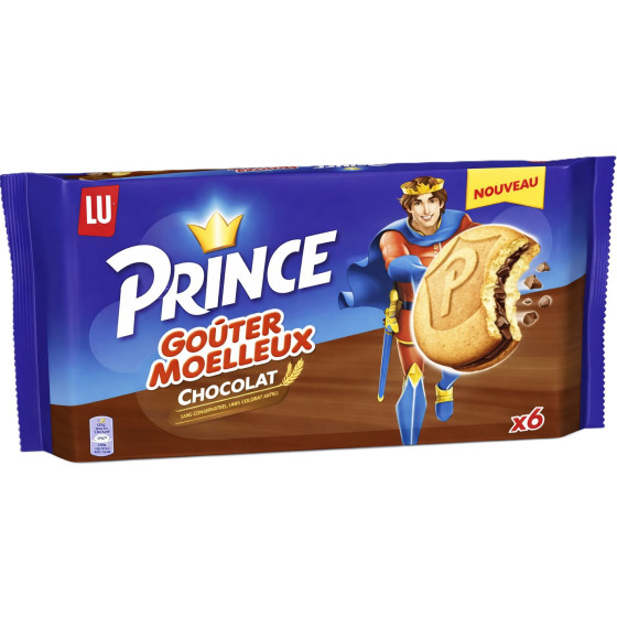 BISCUITS PRINCE GOUTER MOELLEUX CHOCOLAT LU 180G