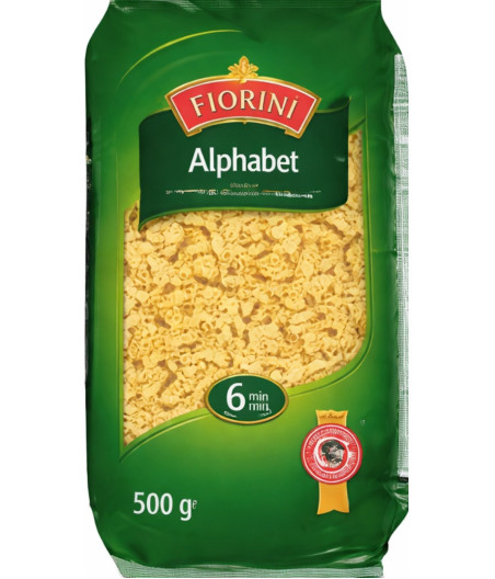 PATES ALPHABET FIORINI 500G