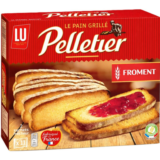 PAIN GRILLÉ FROMENT PELLETIER LU 500G