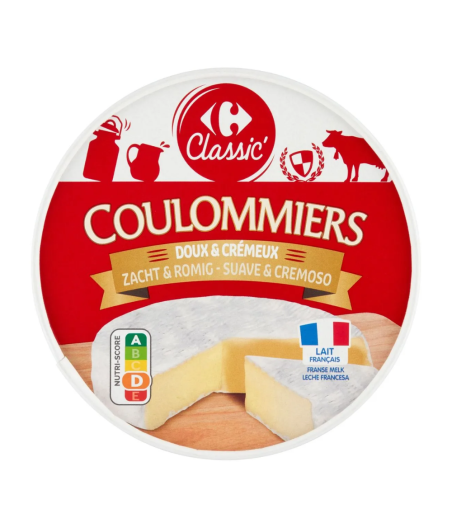 FROMAGE COULOMMIERS CARREFOUR 350G