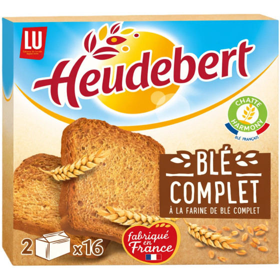 BISCOTTES AU BLE COMPLET HEUDEBERT LU 280G