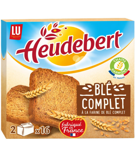 BISCOTTES AU BLE COMPLET HEUDEBERT LU 280G