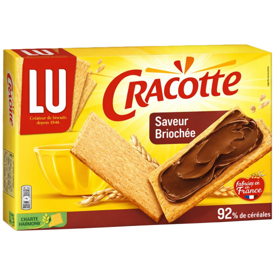 BISCOTTES SAVEUR BRIOCHEE CRACOTTE LU 240G