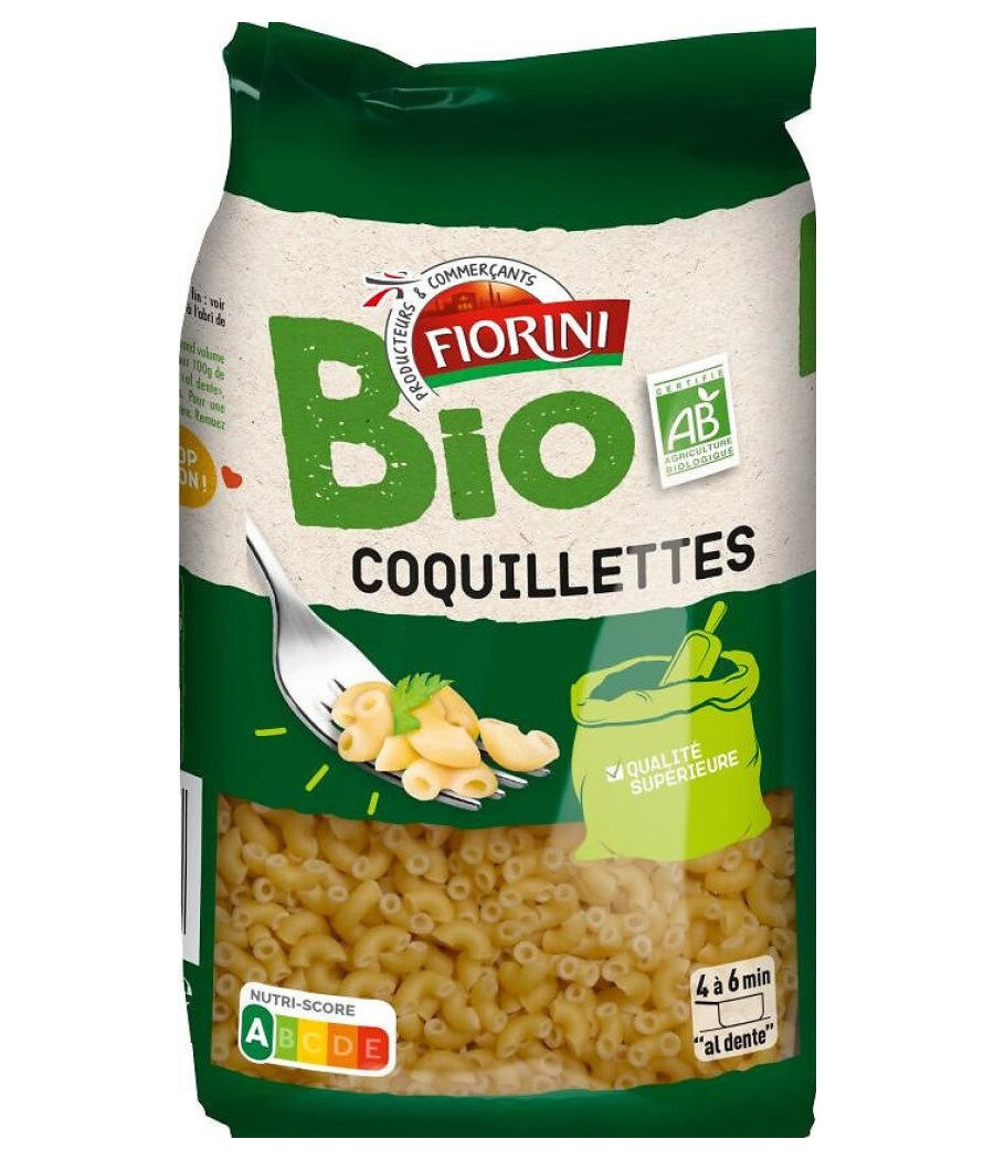 PATES COQUILLETTES BIO FIORINI  500G