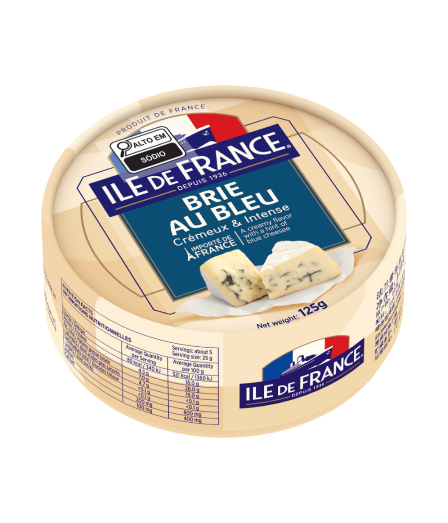 FROMAGE BRIE AU BLEU 125G