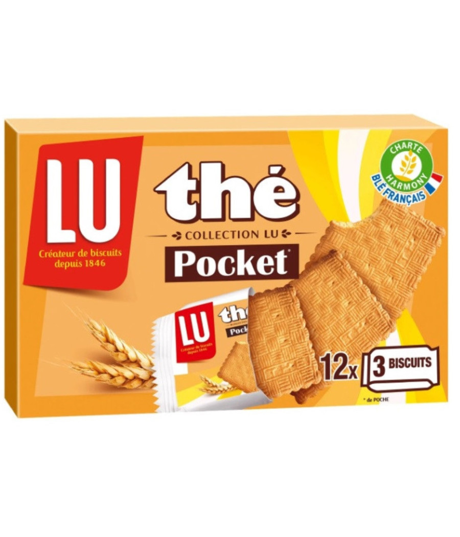 BISCUITS THÉ POCKET LU 300G