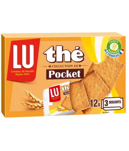 BISCUITS THÉ POCKET LU 300G