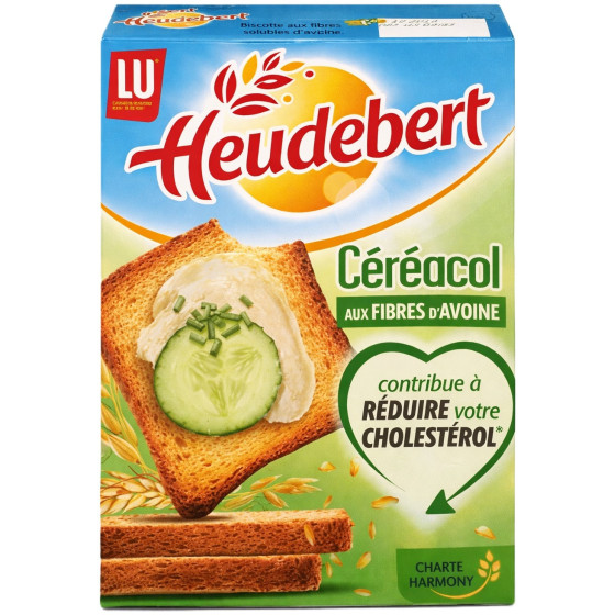 BISCOTTES FIBRES D'AVOINE HEUDEBERT LU 280G