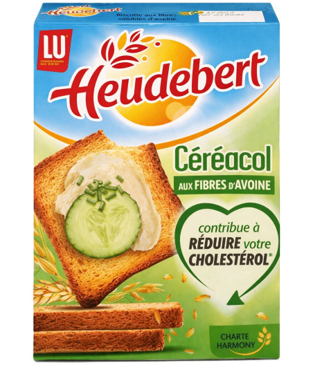 BISCOTTES FIBRES D'AVOINE HEUDEBERT LU 280G