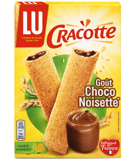 BISCOTTES GOUT CHOCO NOISETTE CRACOTTE LU 216G
