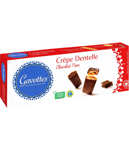 BISCUITS CREPE DENTELLE CHOCOLAT NOIR GAVOTTES 90G