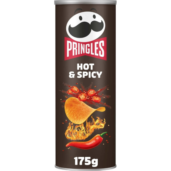 CHIPS TUILES HOT & SPICY PRINGLES 175G