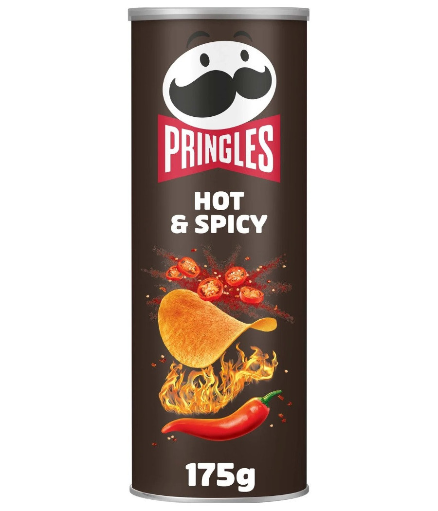 CHIPS TUILES HOT & SPICY PRINGLES 175G