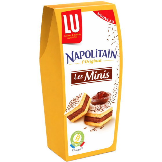 GATEAUX LES MINIS NAPOLITAIN LU 90G